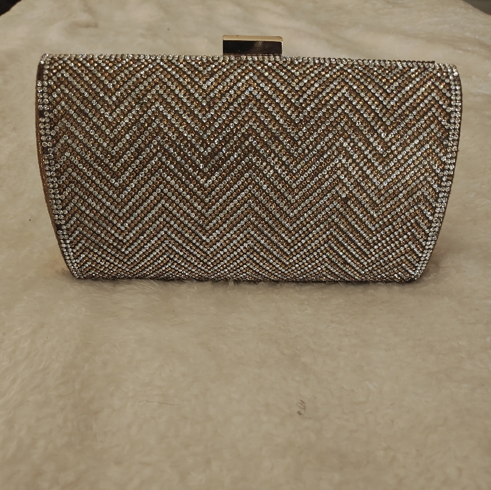 Elegant Gold Clutch Bag